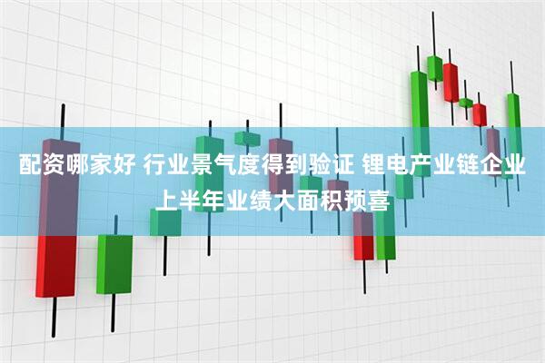 配资哪家好 行业景气度得到验证 锂电产业链企业上半年业绩大面积预喜